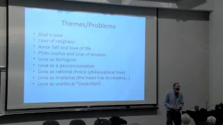 Philosophy of Love   Lecture 1