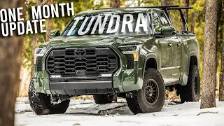 2022 Toyota Tundra ONE MONTH OWNERSHIP Update - Thoughts, Good, Bad, Etc.