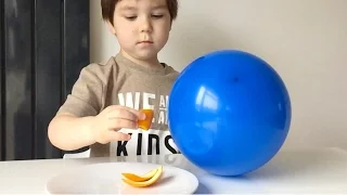 How To Pop Balloons With An Orange Peel