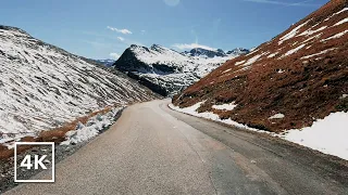 Driving in France with relaxing music [Savoie, Savoy] French Alps 4K | Route des Grandes Alpes