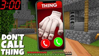 Don't call to WEDNESDAY THING HAND at 3.00 AM in minecraft challenge ALEX NOOB at 3:00 AM MINECRAFT