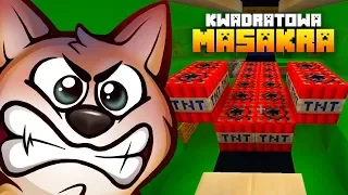 MANDZIO ZNISZCZYŁ MÓJ BIZNES... WOJNA 😈 (Minecraft Kwadratowa Masakra)