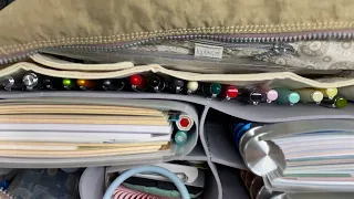 Why I carry my fountain pens in an unrolled pen roll