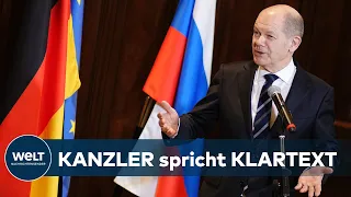 KANZLER SCHOLZ WIDERSPRICHT PUTIN: Kein Völkermord in der Ostukraine | WELT Dokument