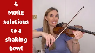 4 MORE Reasons (and solutions) Your Violin Bow Shakes!