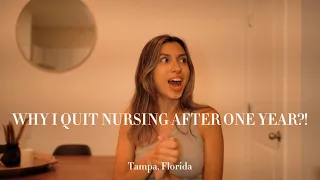 WHY I QUIT NURSING AFTER 1 YEAR OF PRACTICING ?!