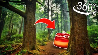 oi oi oi red larva meme LOST in the FOREST in 360 VR Finding Challenge