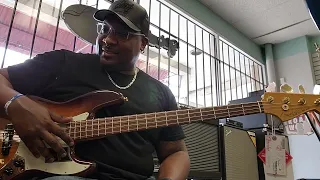 Story time and Jam after the Orange O Bass (Fender 75th Anniversary Jazz Bass)