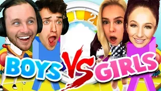 GIRLS VS BOYS! THE GAME OF LIFE!!