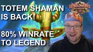 Legend Totem Shaman deck guide and gameplay (Hearthstone Scholomance Academy)