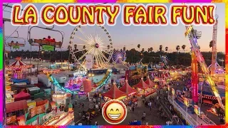 YOU WON’T BELIEVE WHAT I WON AT THE LA COUNTY FAIR! 😱 CARNIVAL GAMES, RIDES, PRIZES, FOOD, + FUN!