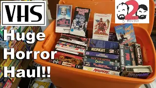 VHS Huge Horror Haul!!  Rare Finds Special Edition