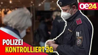 Lockdown für Ungeimpfte: Polizei kontrolliert 2G