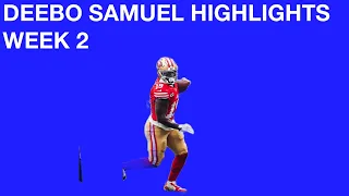 #49ers WR DEEBO SAMUEL HIGHLIGHTS VS THE RAMS WEEK 2 #49ers