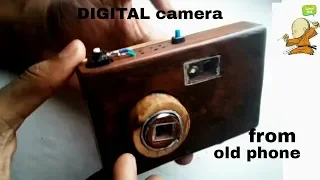 how to make digital camera at home using old mobile phone