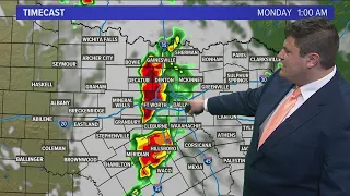 DFW weather: Strong to severe storms possible overnight, more chances this week