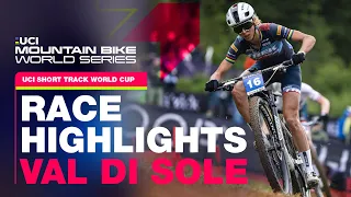 Val di Sole Women's Short Track Race Highlights | UCI Mountain Bike World Series