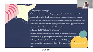 Development Of A Prototype Of Malaria Clinical Diagnostic Decision Support System