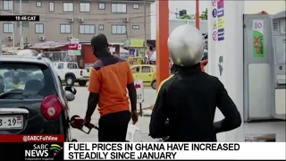 Fuel prices in Ghana steadily increasing since January