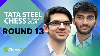 THE FINALE: Battle For Wimbledon of Chess! Ft. Vidit, Anish, Gukesh, Nodirbek! Tata Steel 2024 Rd 13