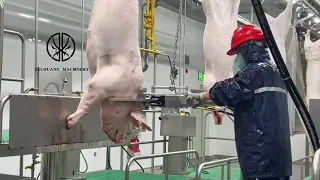 Pig Abattoir Machine Slaughter Line Equipment Head Removed Scissors For Hog Slaughterhouse