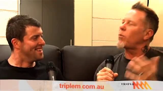 We Interview Metallica's James Hetfield Backstage I Triple M