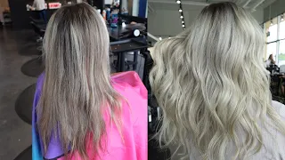 How to Lighten Previously Highlighted Dark Hair to Super Blonde - Mastering Advanced Hair Coloring