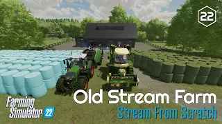 Stream From Scratch, Old Stream Farm Ep.22 - What Bale Limit? | Farming Simulator 22