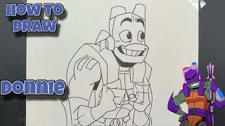 How To Draw Donnie | Rise of the Teenage Mutant Ninja Turtles #drawing #tmnt