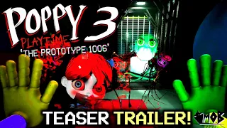 Poppy Playtime: Chapter 3 TEASER Trailer! | GRANDPA Long Legs | Experiment 1006 | MOB Games