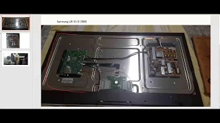 Reparatur Samsung TV Problem "Clicking" oder "ON OFF" An Aus  UE 55 D 7090 7000