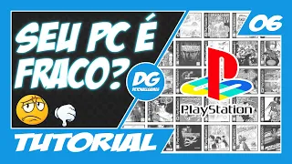 Esse EMULADOR de PLAYSTATION 1 roda bem em qualquer PC FRACO!