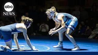 Maine girl beats boys to win 2nd straight state wrestling title