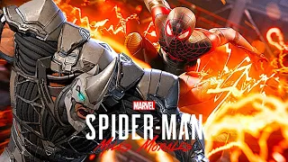Spiderman Miles Morales #3 VS RHINO , Beating Him Up