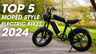 Top 5 Moped Style Electric Bikes 2024 | Best Moped Style Electric Bikes