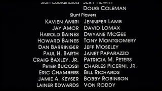Up Close & Personal End Credits (1996)