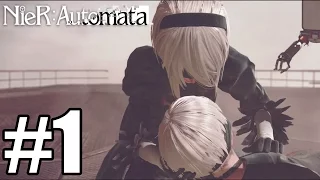 NieR: Automata Gameplay Walkthrough Part 1 - PS4 Pro