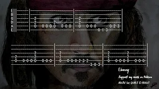 Sea Shanties Music - Pirate Action [Full Acoustic Guitar Tab by Ebunny] Fingerstyle How to Play