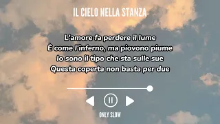 salmo - il cielo nella stanza (testo + 8d)