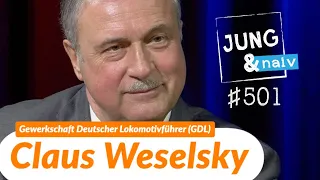 Gewerkschaftsvorsitzender Claus Weselsky (Lokführer GDL) - Jung & Naiv: Folge 501