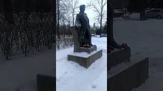 10 февраля 2024 года у памятника А.С. Пушкину в 187-й день Памяти Поэта.