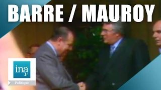 Passation de pouvoir entre Raymond Barre et Pierre Mauroy | Archive INA
