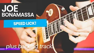 How To Solo Like Joe Bonamassa - Fast Pentatonic Lick Lesson