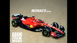 FERRARI 1:43 SF23 Number Removal