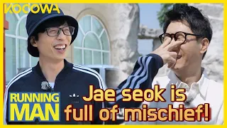 Yu Jae-Seok and Ji Seok-Jin's hilarious rivalry l Running Man Ep 605 [ENG SUB]