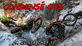 ENDURO CONDENSÉ #35 GROSSE GALÈRE SUR LE VERGLAS ! 🧊🏔️