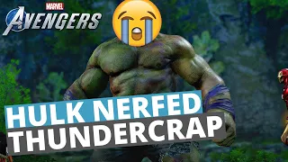 HULK STEALTH NERF | NO MORE ONE SHOTS | MARVELS AVENGERS