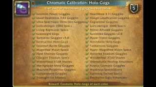 Achievement: Chromatic Calibration: Holo-Gogs, Wrath & TBC Goggles, Engineering Profession, Thoughts