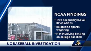 Investigation into UC baseball team found two violations related to sports wagering