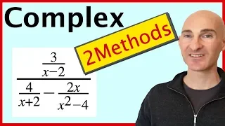 Simplifying Complex Fractions (2 Methods)